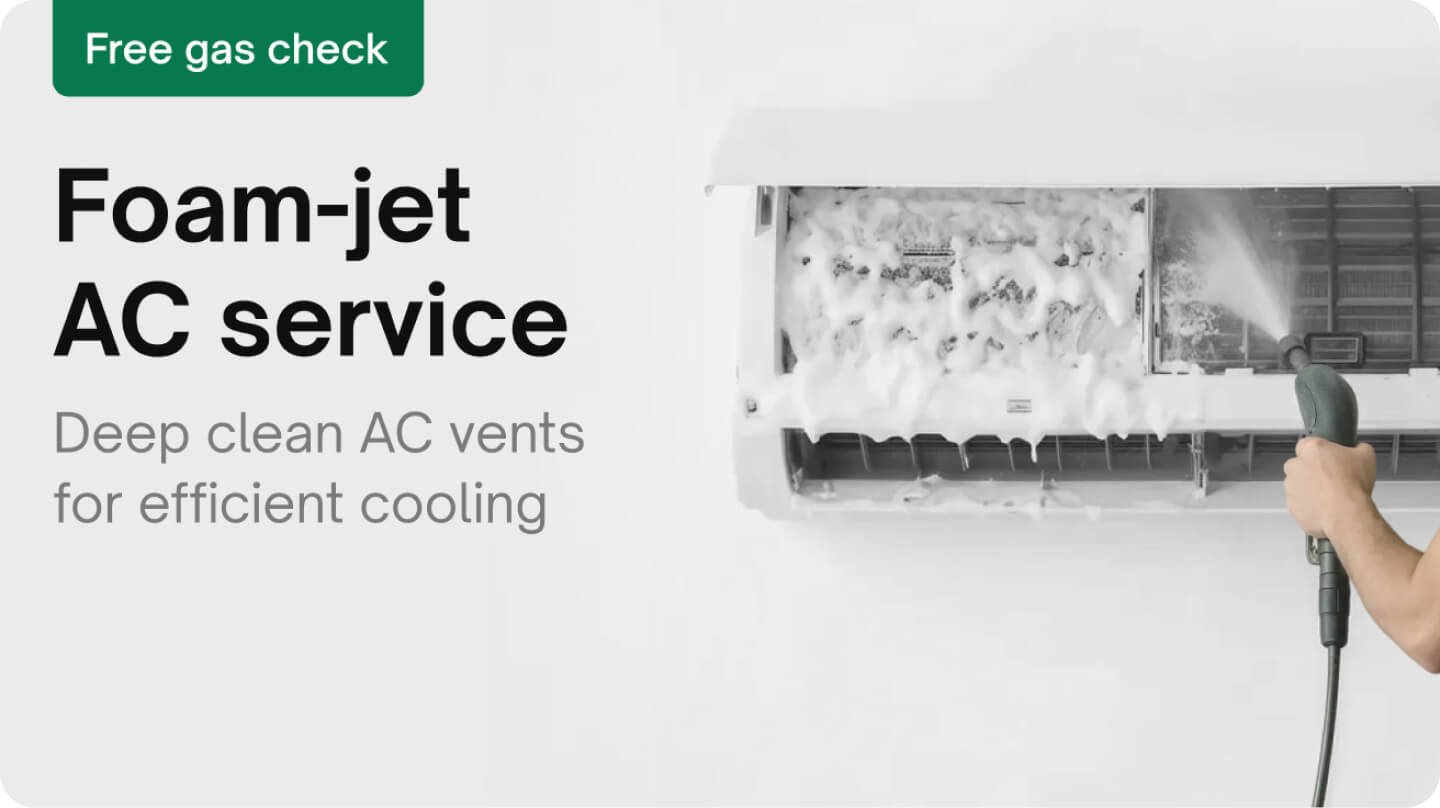Split AC Foam & Jet Clean